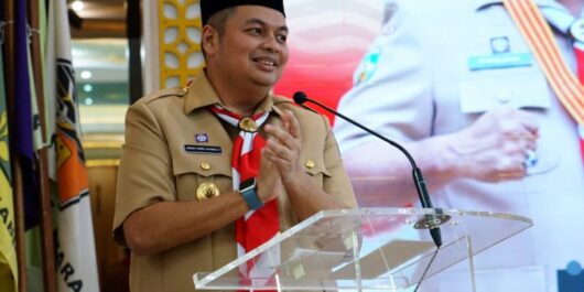 Kemas Faried Alfarelly resmi terpilih sebagai Ketua Kwartir Cabang (Kwarcab) Gerakan Pramuka Kota Jambi