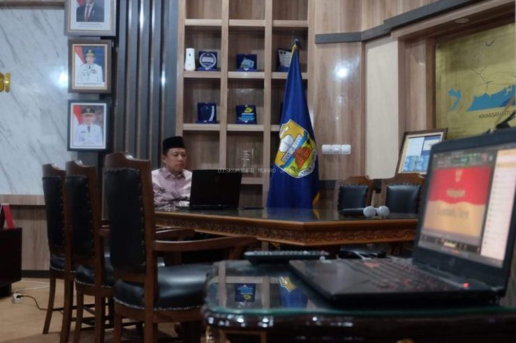 Bupati Muaro Jambi Bambang Bayu Suseno Apresiasi Gerakan Sekolah Mengaji Secara Virtual